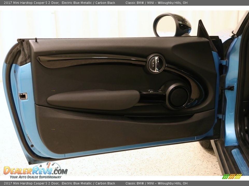 2017 Mini Hardtop Cooper S 2 Door Electric Blue Metallic / Carbon Black Photo #4