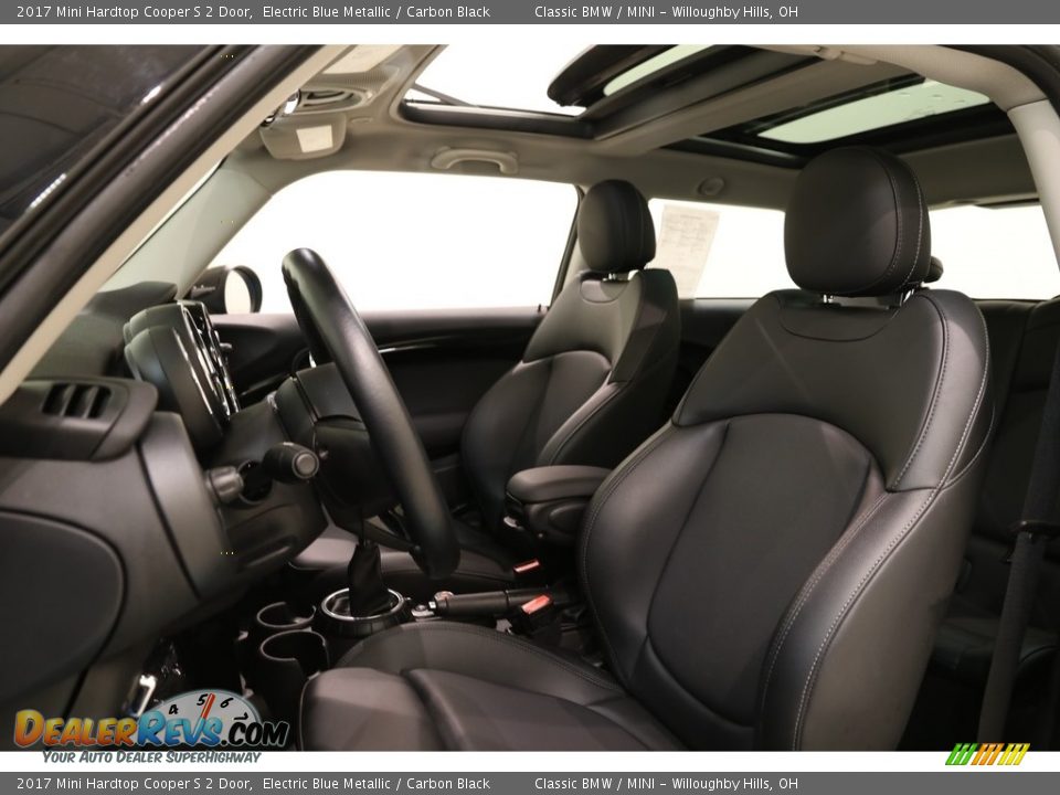 2017 Mini Hardtop Cooper S 2 Door Electric Blue Metallic / Carbon Black Photo #5