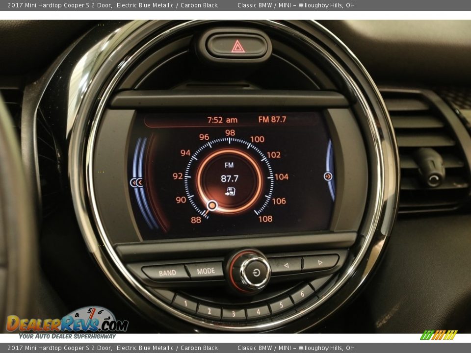 2017 Mini Hardtop Cooper S 2 Door Electric Blue Metallic / Carbon Black Photo #10