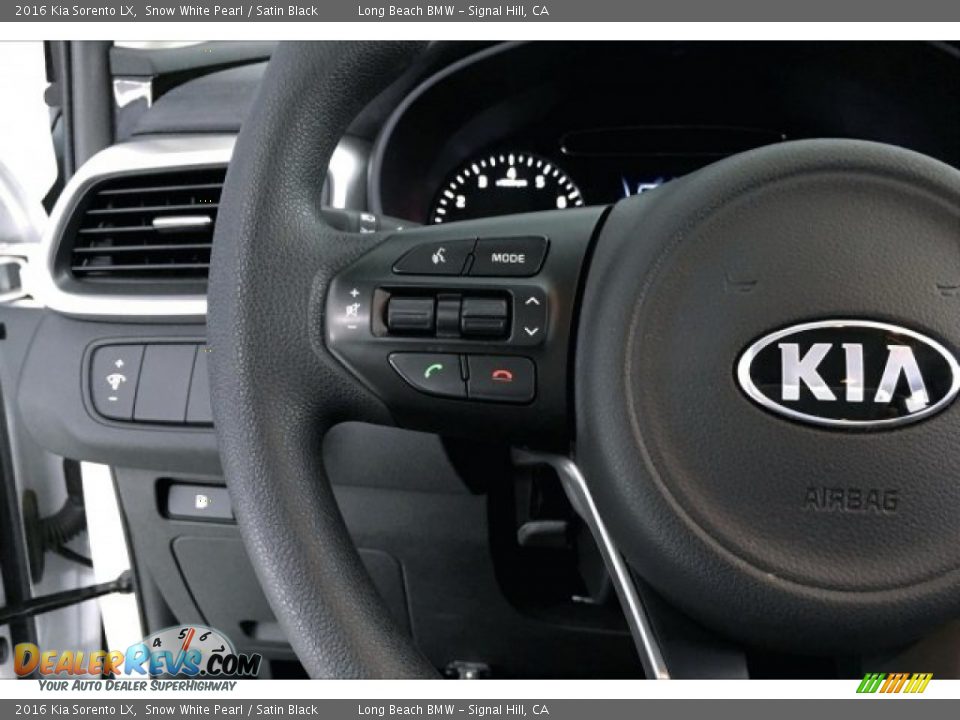 2016 Kia Sorento LX Snow White Pearl / Satin Black Photo #14