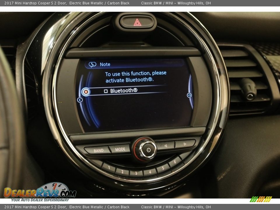 2017 Mini Hardtop Cooper S 2 Door Electric Blue Metallic / Carbon Black Photo #11