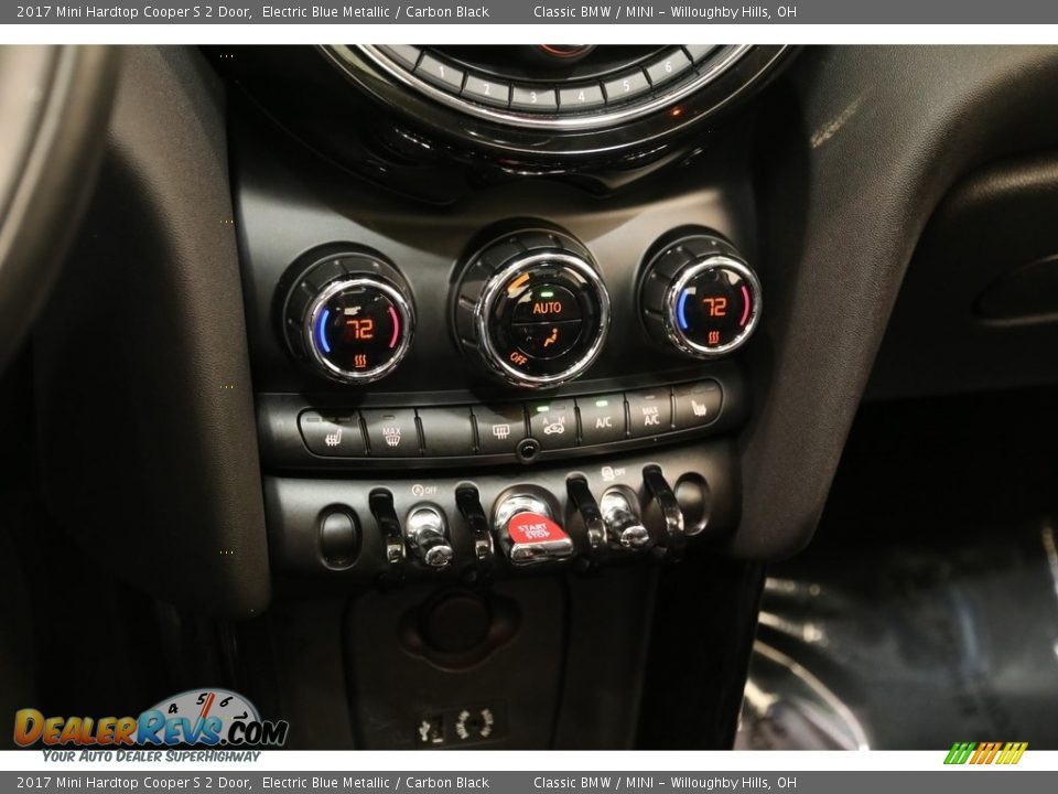 2017 Mini Hardtop Cooper S 2 Door Electric Blue Metallic / Carbon Black Photo #12