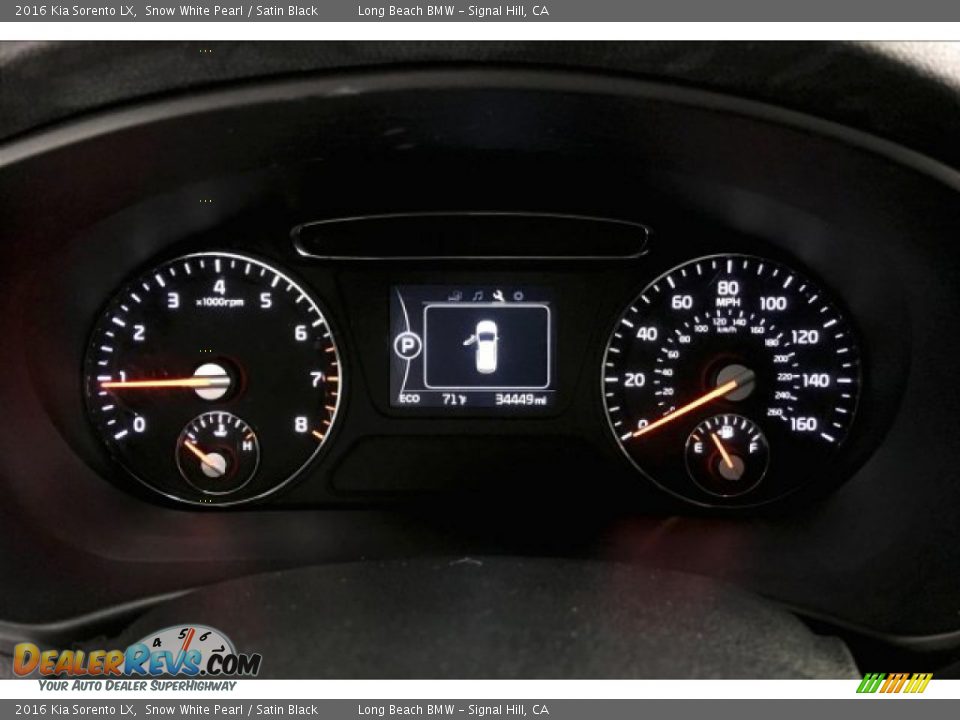 2016 Kia Sorento LX Snow White Pearl / Satin Black Photo #16