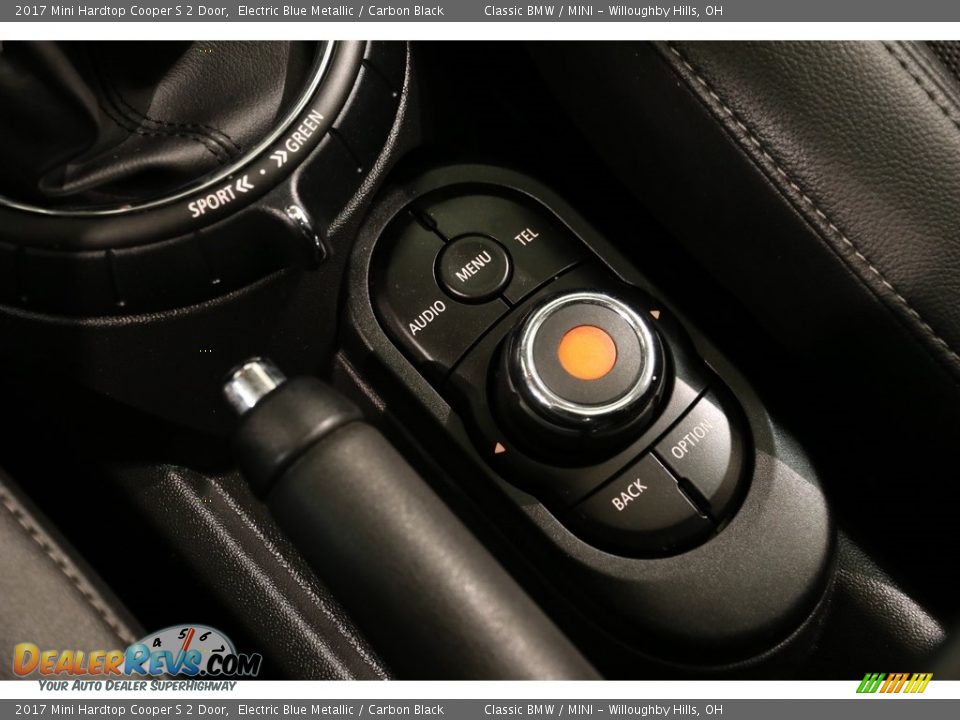 2017 Mini Hardtop Cooper S 2 Door Electric Blue Metallic / Carbon Black Photo #14