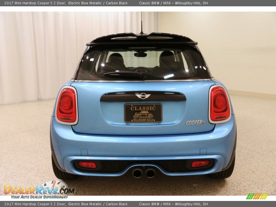 2017 Mini Hardtop Cooper S 2 Door Electric Blue Metallic / Carbon Black Photo #18