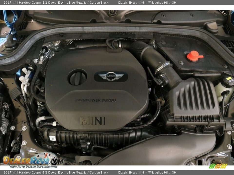 2017 Mini Hardtop Cooper S 2 Door Electric Blue Metallic / Carbon Black Photo #19