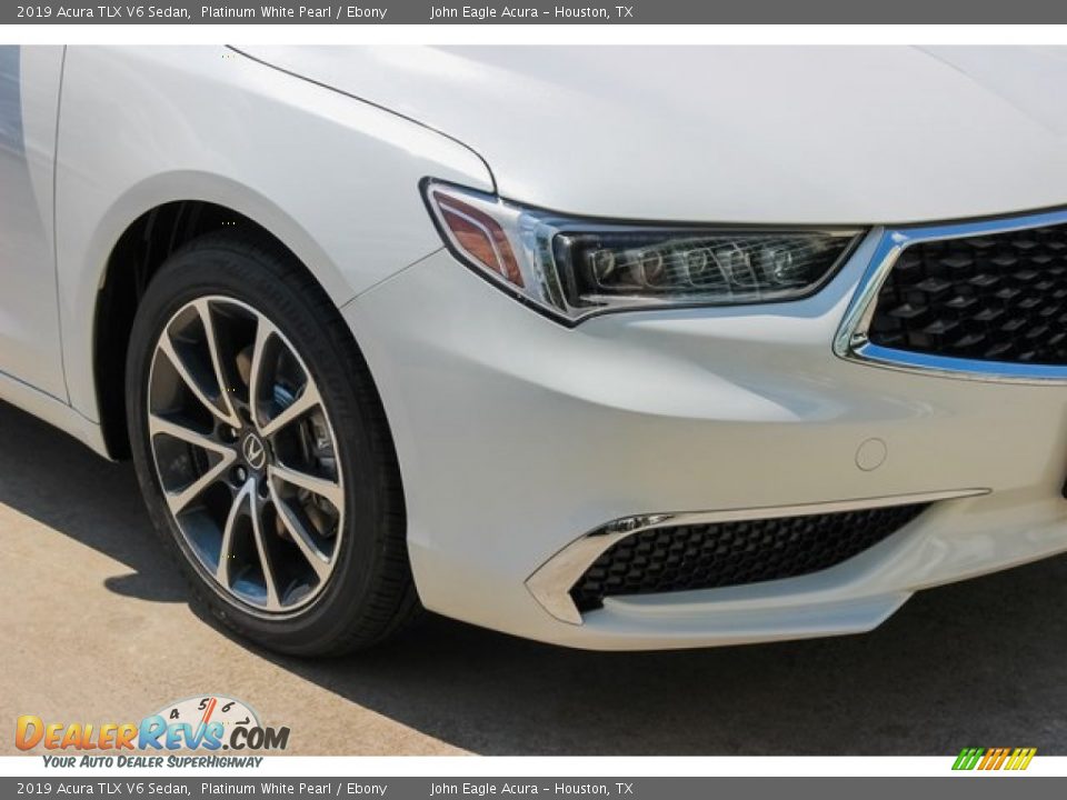 2019 Acura TLX V6 Sedan Platinum White Pearl / Ebony Photo #8