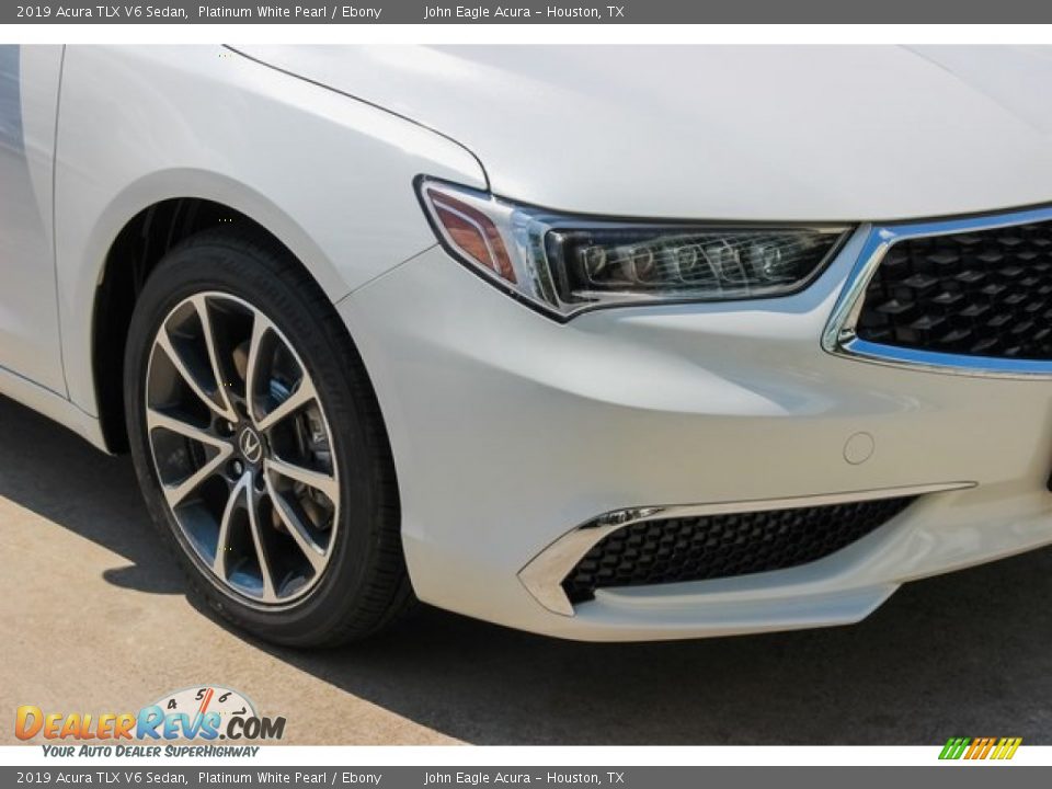 2019 Acura TLX V6 Sedan Platinum White Pearl / Ebony Photo #8