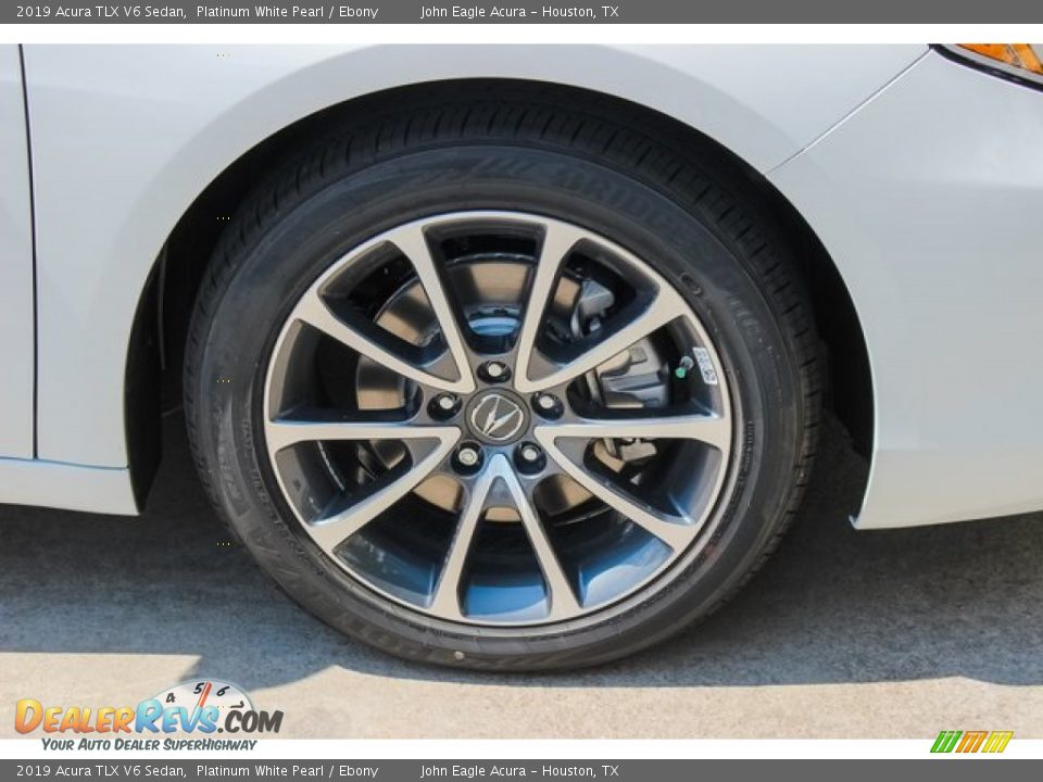 2019 Acura TLX V6 Sedan Platinum White Pearl / Ebony Photo #9