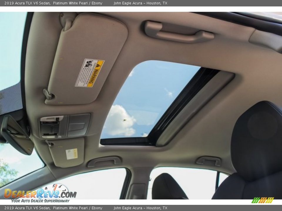 2019 Acura TLX V6 Sedan Platinum White Pearl / Ebony Photo #12