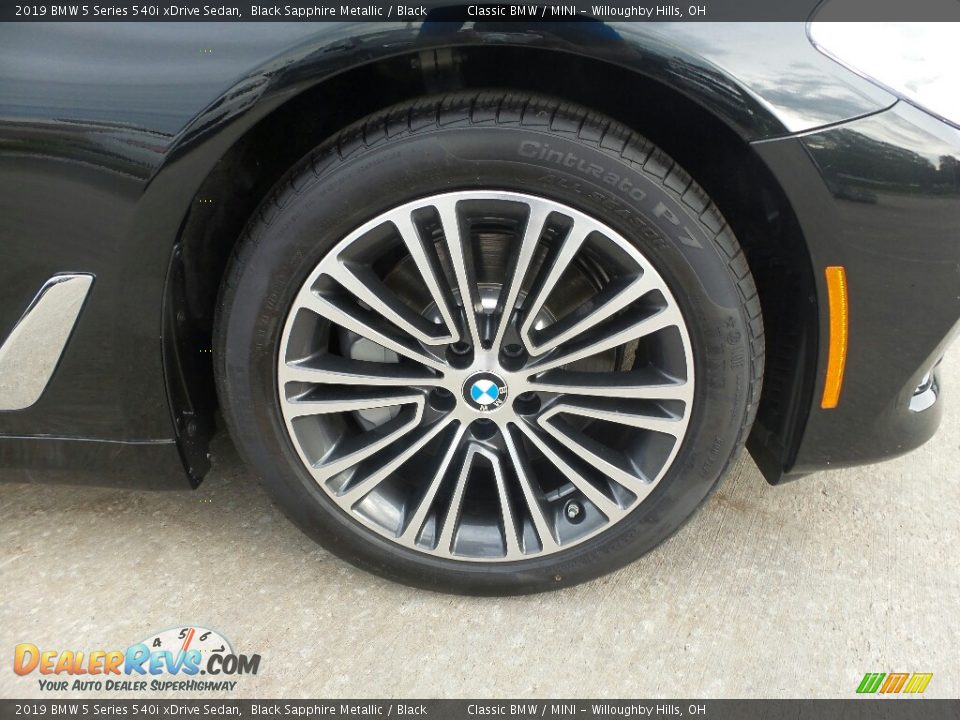 2019 BMW 5 Series 540i xDrive Sedan Black Sapphire Metallic / Black Photo #2