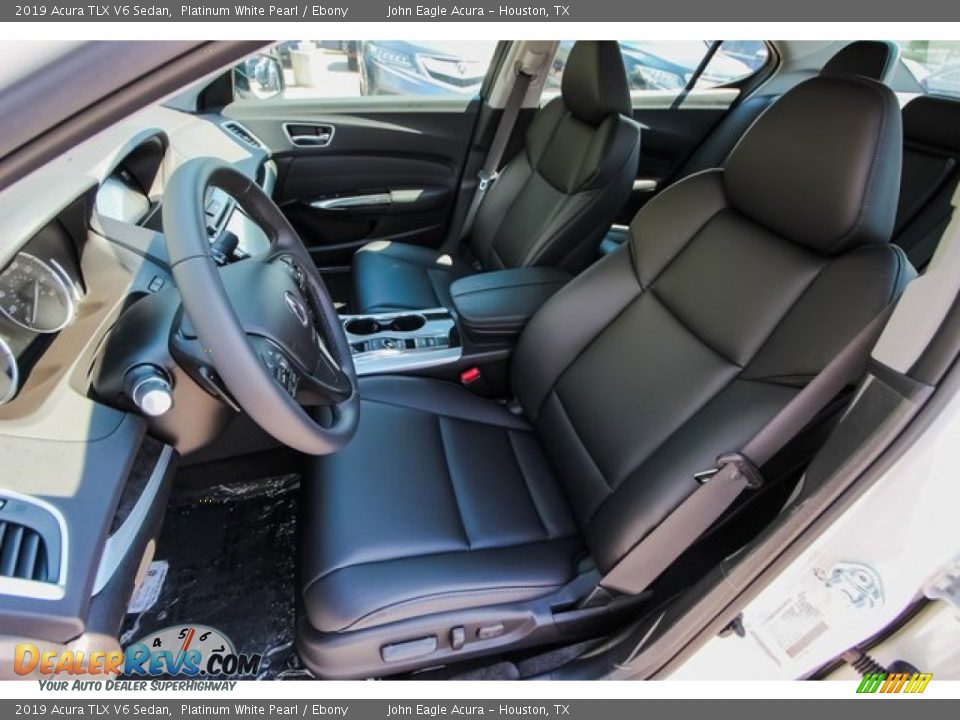 2019 Acura TLX V6 Sedan Platinum White Pearl / Ebony Photo #14