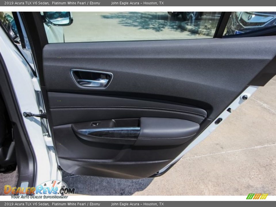 2019 Acura TLX V6 Sedan Platinum White Pearl / Ebony Photo #18