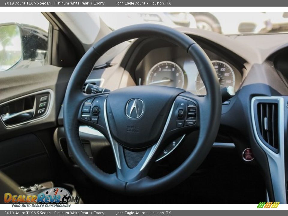 2019 Acura TLX V6 Sedan Platinum White Pearl / Ebony Photo #22