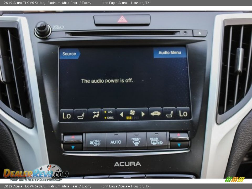 2019 Acura TLX V6 Sedan Platinum White Pearl / Ebony Photo #25