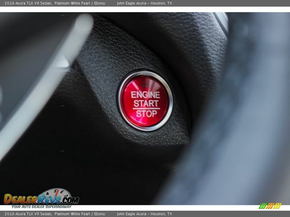 2019 Acura TLX V6 Sedan Platinum White Pearl / Ebony Photo #28