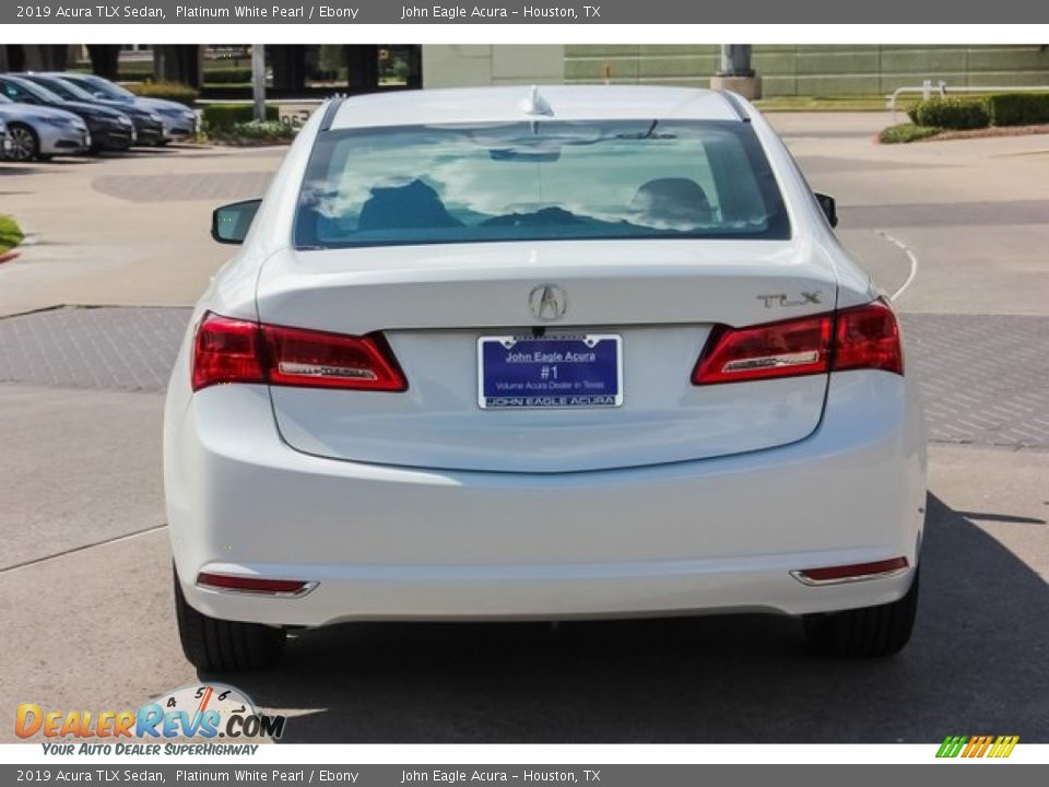 2019 Acura TLX Sedan Platinum White Pearl / Ebony Photo #4