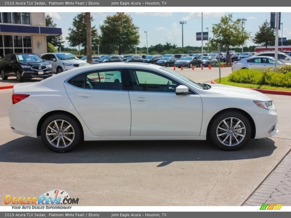 2019 Acura TLX Sedan Platinum White Pearl / Ebony Photo #6