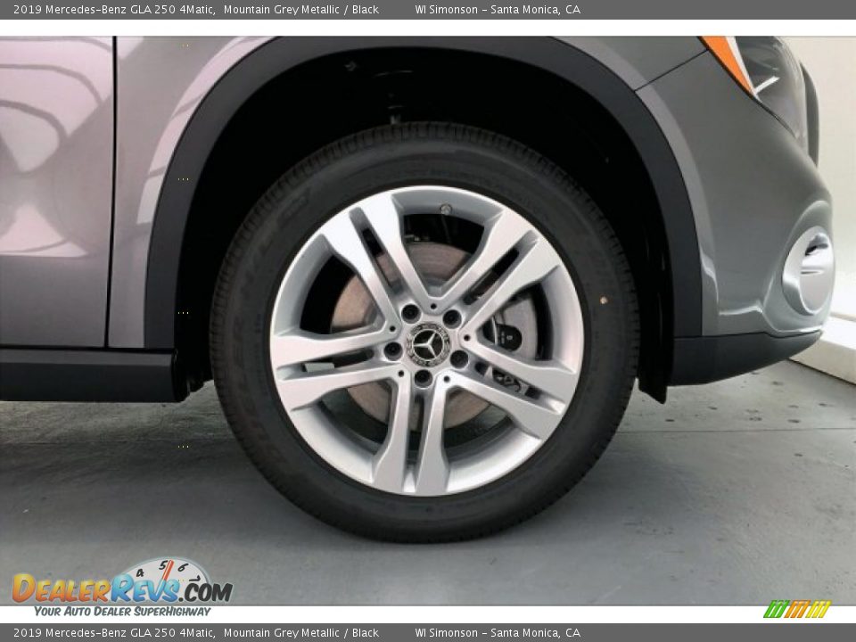 2019 Mercedes-Benz GLA 250 4Matic Mountain Grey Metallic / Black Photo #9