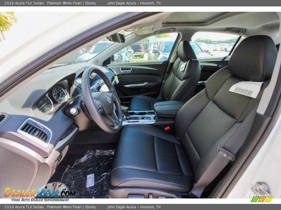 2019 Acura TLX Sedan Platinum White Pearl / Ebony Photo #13