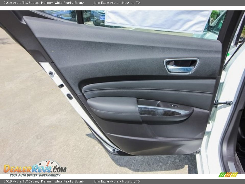 2019 Acura TLX Sedan Platinum White Pearl / Ebony Photo #14