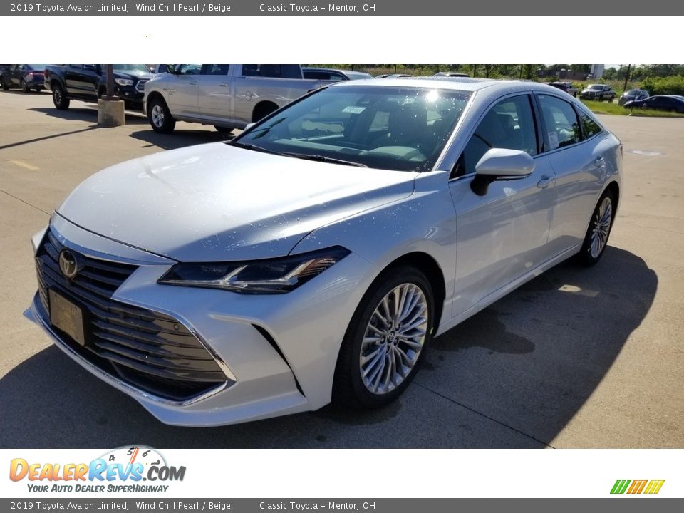2019 Toyota Avalon Limited Wind Chill Pearl / Beige Photo #1