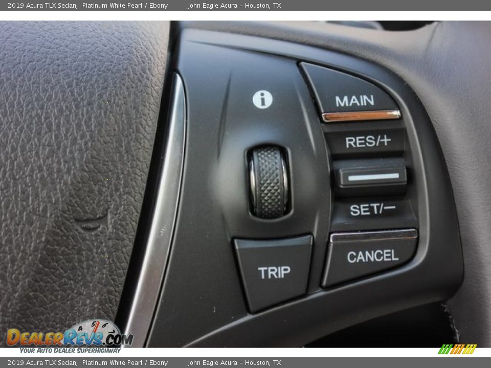 2019 Acura TLX Sedan Platinum White Pearl / Ebony Photo #36