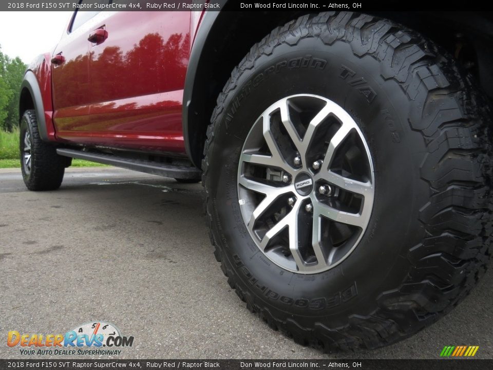 2018 Ford F150 SVT Raptor SuperCrew 4x4 Ruby Red / Raptor Black Photo #4