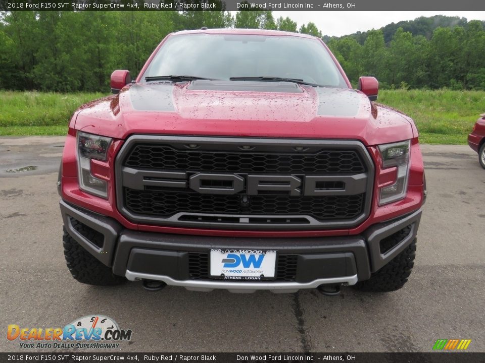 2018 Ford F150 SVT Raptor SuperCrew 4x4 Ruby Red / Raptor Black Photo #5