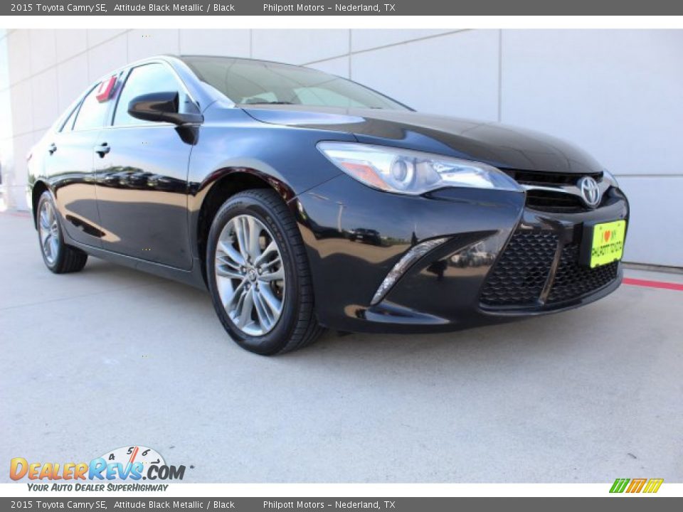 2015 Toyota Camry SE Attitude Black Metallic / Black Photo #2