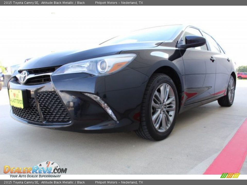 2015 Toyota Camry SE Attitude Black Metallic / Black Photo #4