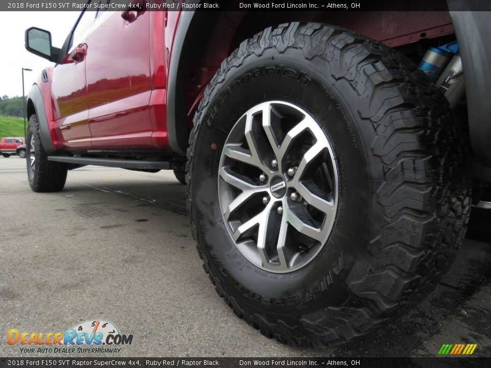 2018 Ford F150 SVT Raptor SuperCrew 4x4 Ruby Red / Raptor Black Photo #11