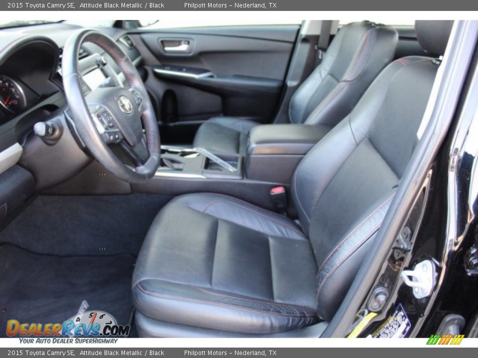 2015 Toyota Camry SE Attitude Black Metallic / Black Photo #14