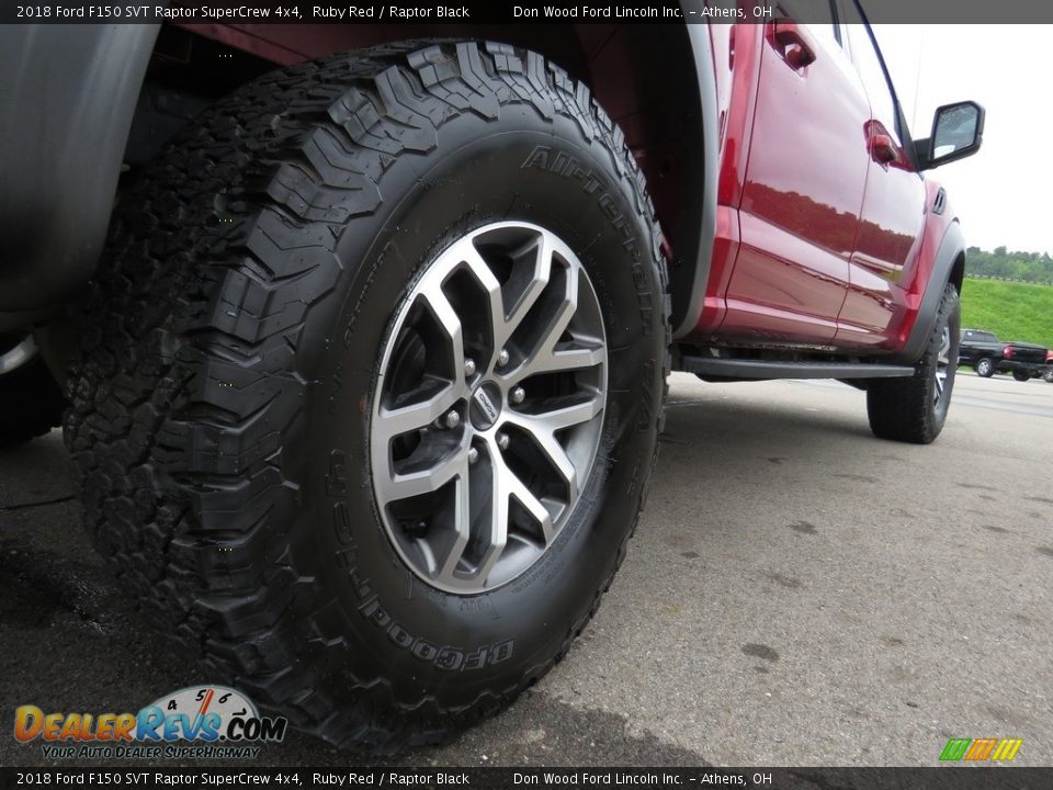 2018 Ford F150 SVT Raptor SuperCrew 4x4 Ruby Red / Raptor Black Photo #16