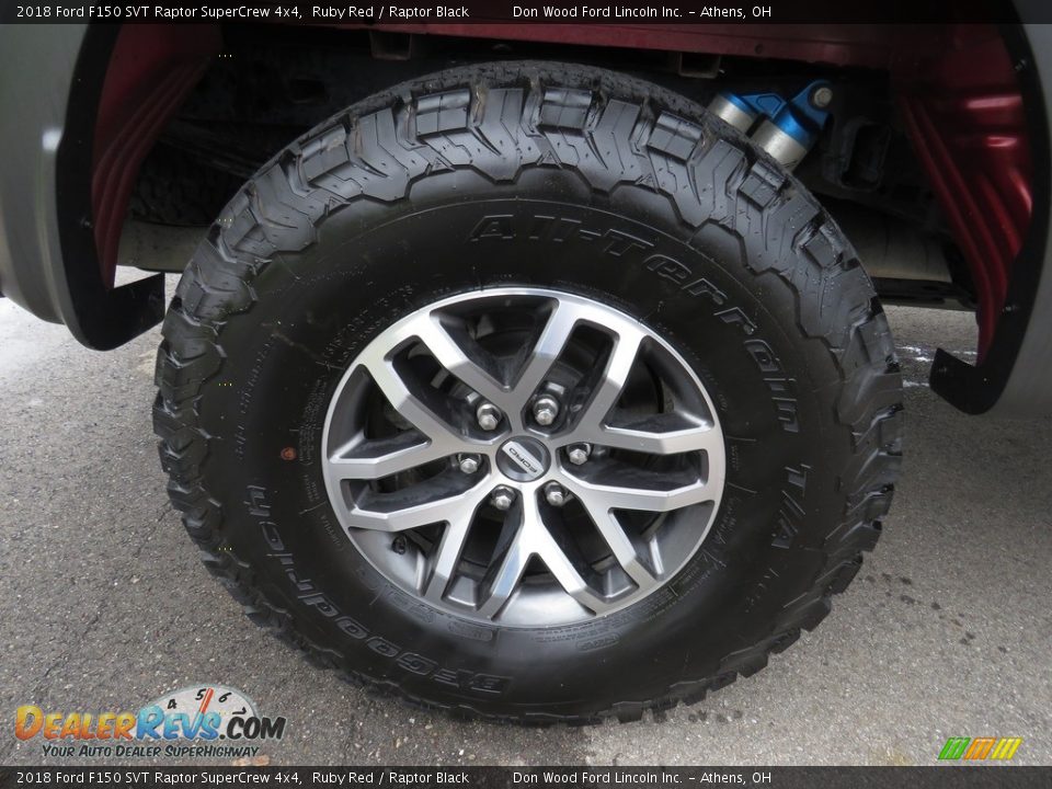 2018 Ford F150 SVT Raptor SuperCrew 4x4 Ruby Red / Raptor Black Photo #17