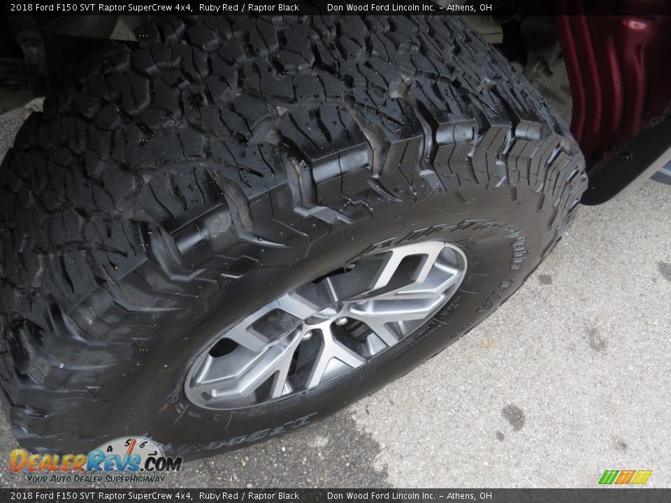 2018 Ford F150 SVT Raptor SuperCrew 4x4 Ruby Red / Raptor Black Photo #18