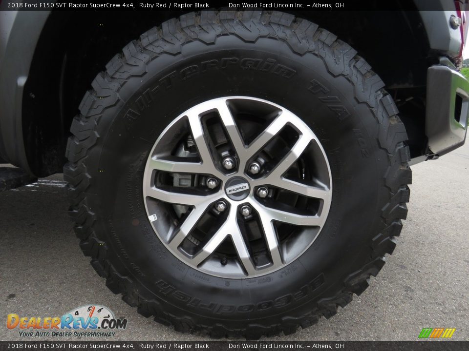 2018 Ford F150 SVT Raptor SuperCrew 4x4 Ruby Red / Raptor Black Photo #19