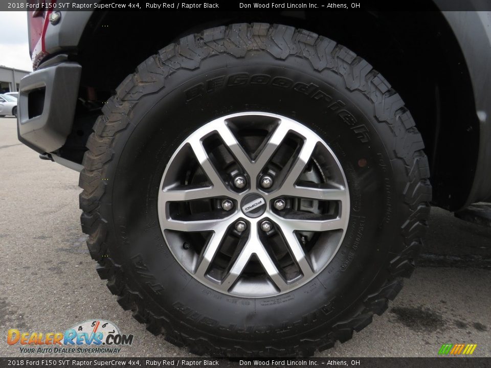 2018 Ford F150 SVT Raptor SuperCrew 4x4 Ruby Red / Raptor Black Photo #20