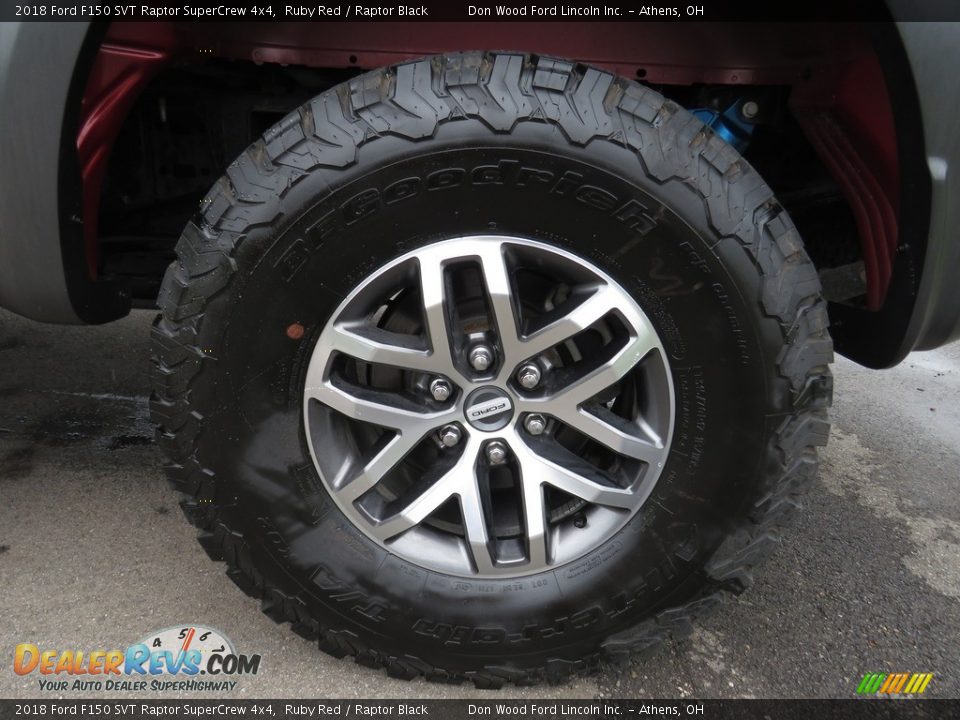 2018 Ford F150 SVT Raptor SuperCrew 4x4 Ruby Red / Raptor Black Photo #21