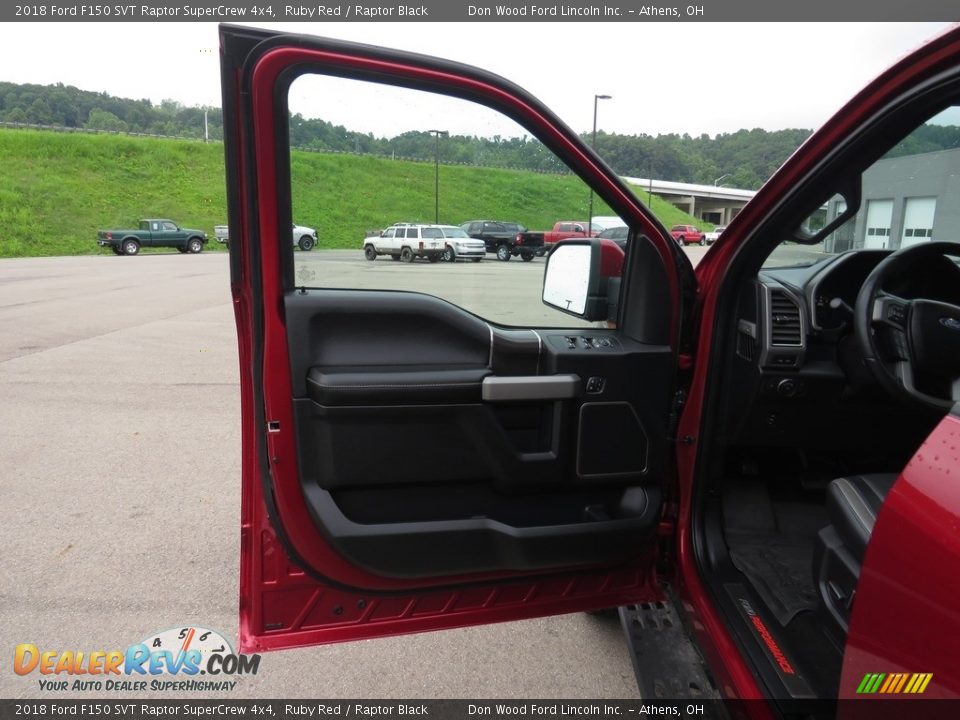 2018 Ford F150 SVT Raptor SuperCrew 4x4 Ruby Red / Raptor Black Photo #22