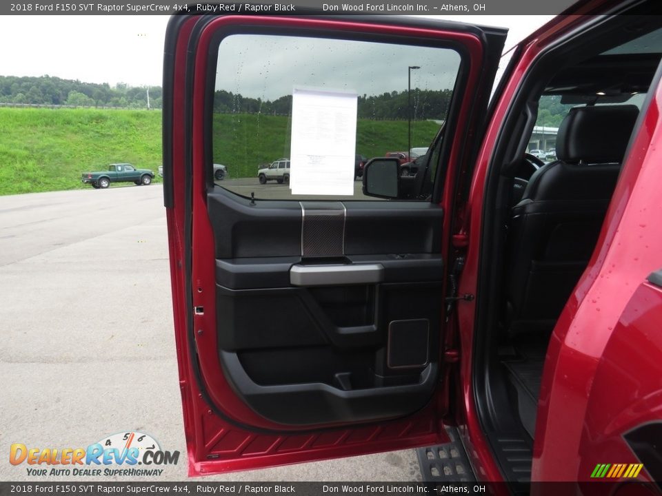 2018 Ford F150 SVT Raptor SuperCrew 4x4 Ruby Red / Raptor Black Photo #26
