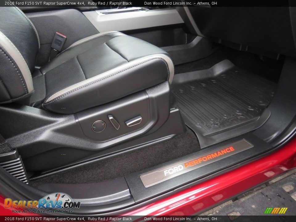2018 Ford F150 SVT Raptor SuperCrew 4x4 Ruby Red / Raptor Black Photo #32