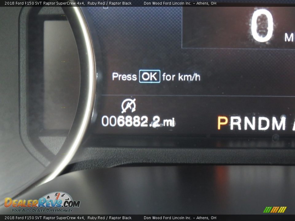 2018 Ford F150 SVT Raptor SuperCrew 4x4 Ruby Red / Raptor Black Photo #35
