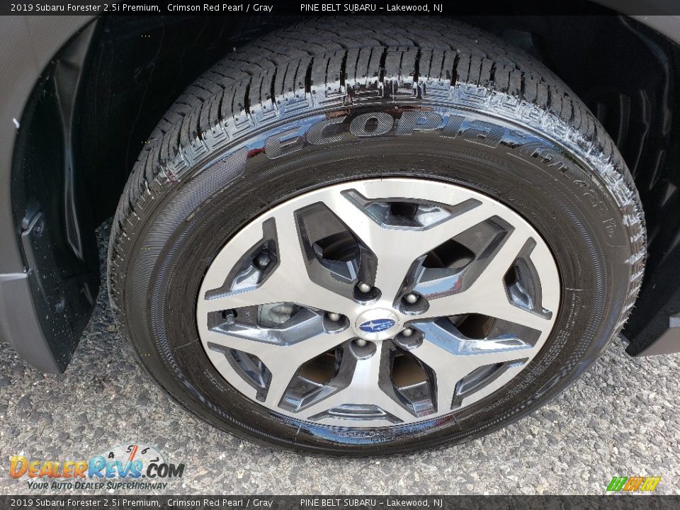 2019 Subaru Forester 2.5i Premium Crimson Red Pearl / Gray Photo #9