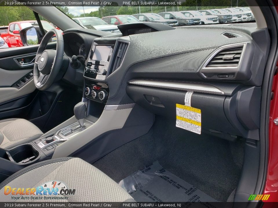 2019 Subaru Forester 2.5i Premium Crimson Red Pearl / Gray Photo #11