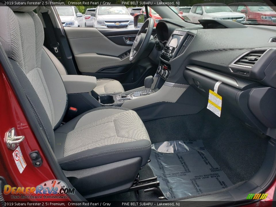 2019 Subaru Forester 2.5i Premium Crimson Red Pearl / Gray Photo #12