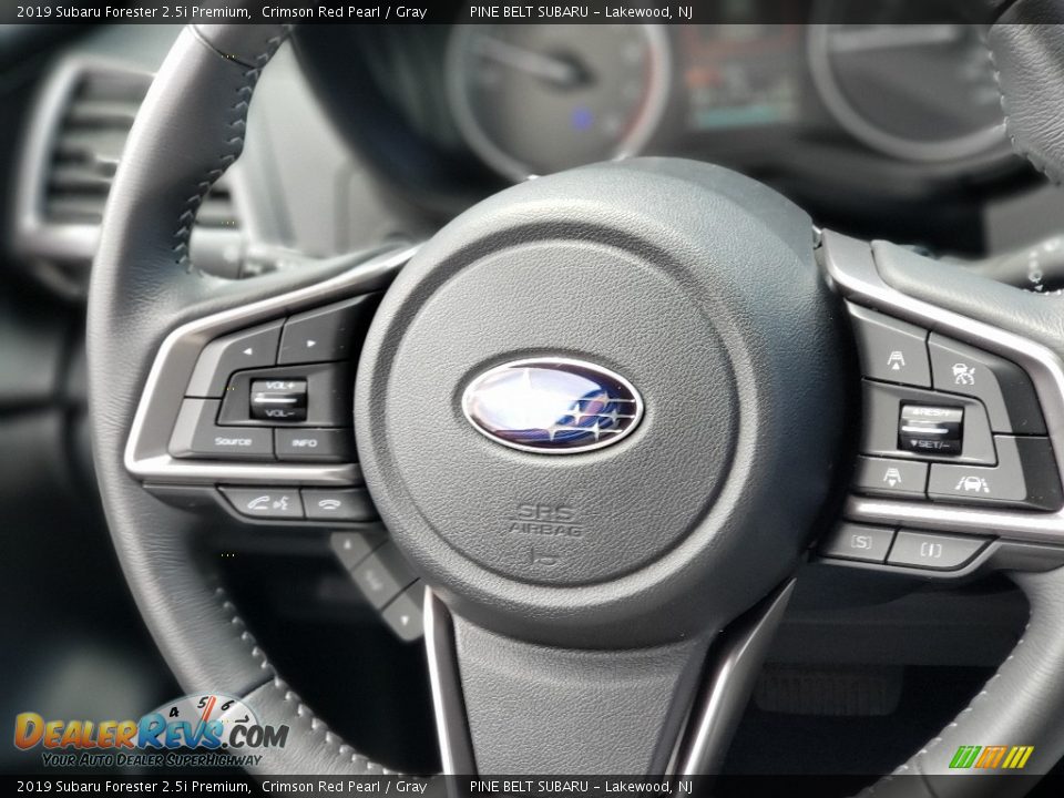 2019 Subaru Forester 2.5i Premium Crimson Red Pearl / Gray Photo #15