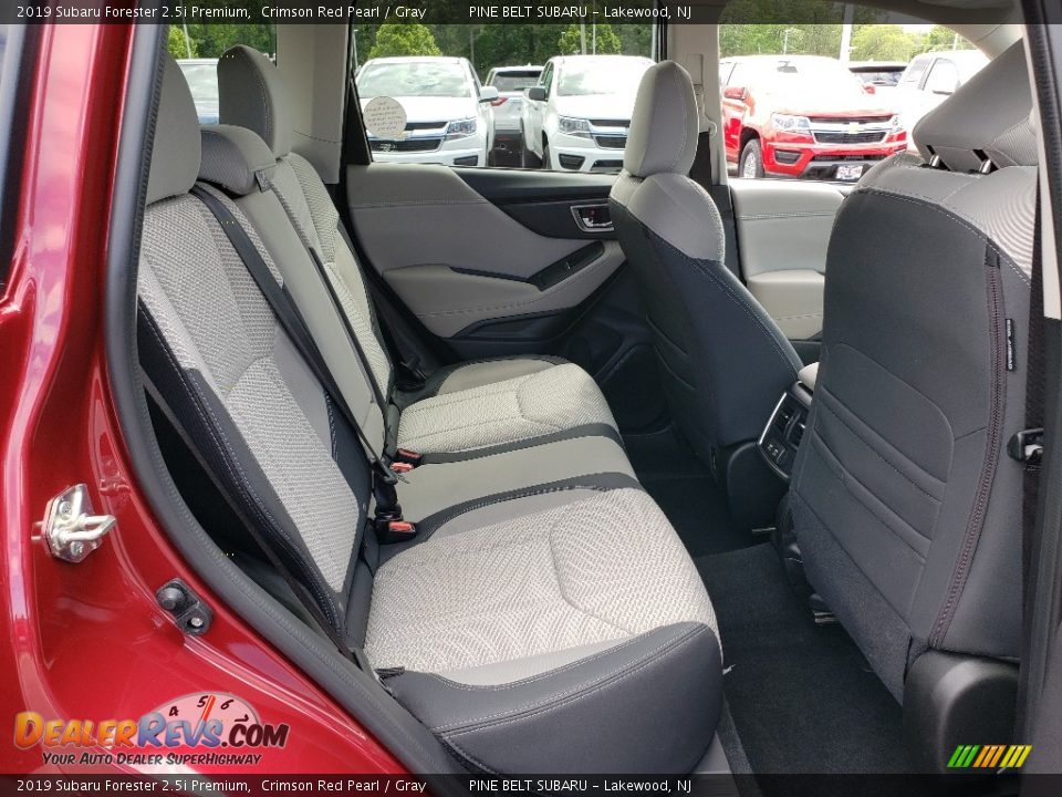 2019 Subaru Forester 2.5i Premium Crimson Red Pearl / Gray Photo #17