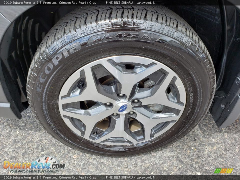 2019 Subaru Forester 2.5i Premium Crimson Red Pearl / Gray Photo #24