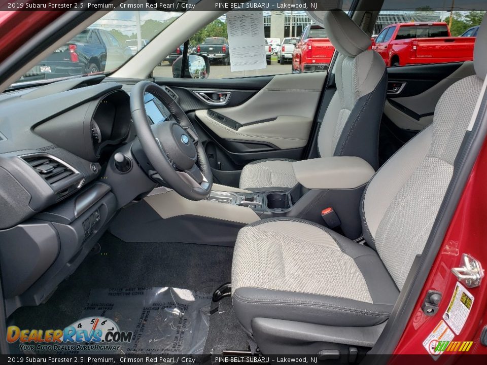 2019 Subaru Forester 2.5i Premium Crimson Red Pearl / Gray Photo #27